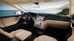 2014 Tesla S interior