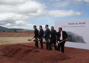 Audi Mexican factory JIS ground breaking