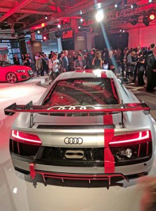 Audi R8 LMS rear wing