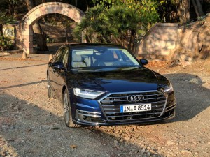 2019 Audi A8L sedan front grille