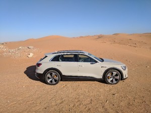 2019 Audi e-tron side view
