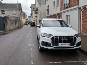 2020 Audi Q7 SUV front headlights