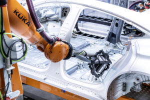 Audi e-tron GT robot assembly
