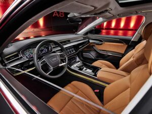 2022 Audi A8L front seats