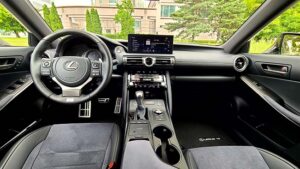 2022 Lexus IS500 interior