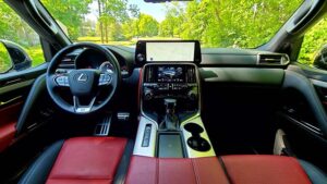 2022 Lexus LX600 F-Sport interior