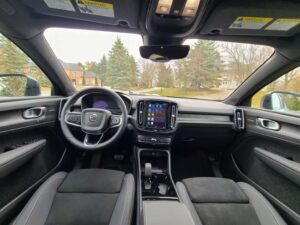 2024 Volvo C40 Recharge interior