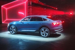 2020 Audi e-tron Sportback on stage in Los Angeles