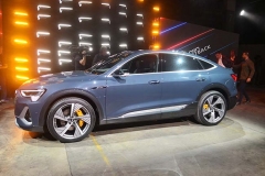 side profile of 2020 Audi e-tron Sportback