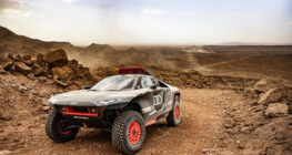 Audi RS Q e-tron in Morocco test